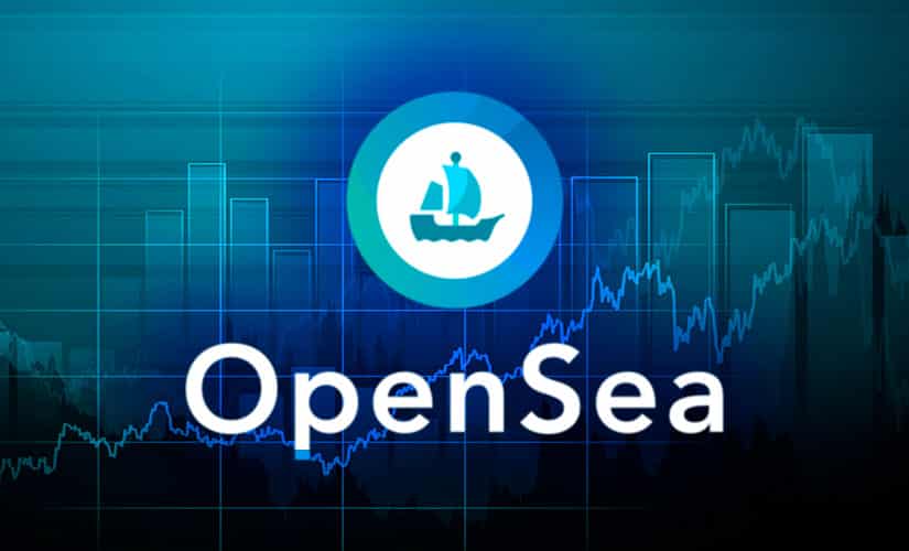 Imagen con el logo de la plataforma OpenSea