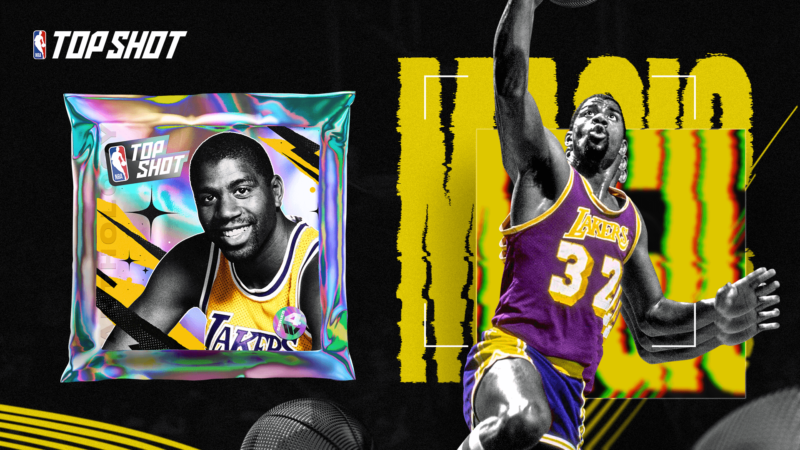 NBA Top Shot rinde homenaje a Magic Johnson con nueva colección NFT