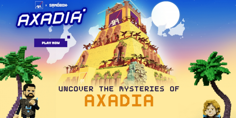 AXA France lanza su propio juego en el metaverso de Sandbox