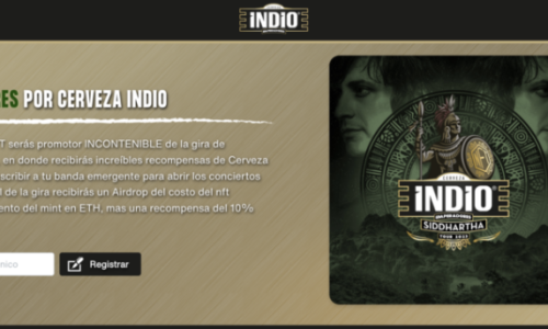 Cerveza INDIO lanzará su primera gira de conciertos impulsada por NFTs